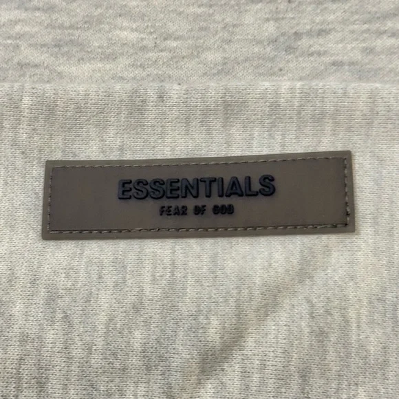 Essentials Light Oatmeal Hoodie - Picture 5 of 7